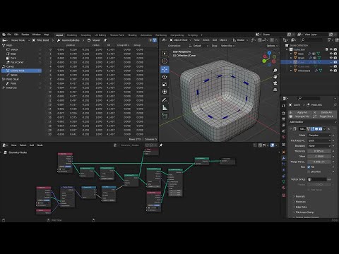 Geometry node method for Boolean subdivision surface blending (blend file in description)