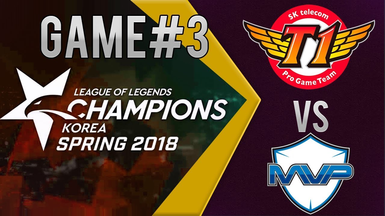 MVP vs  SK telecom T1 Game 3 | KOREA LCK Spring 2018 | Week 3 Day 3 | MVP vs  SKT