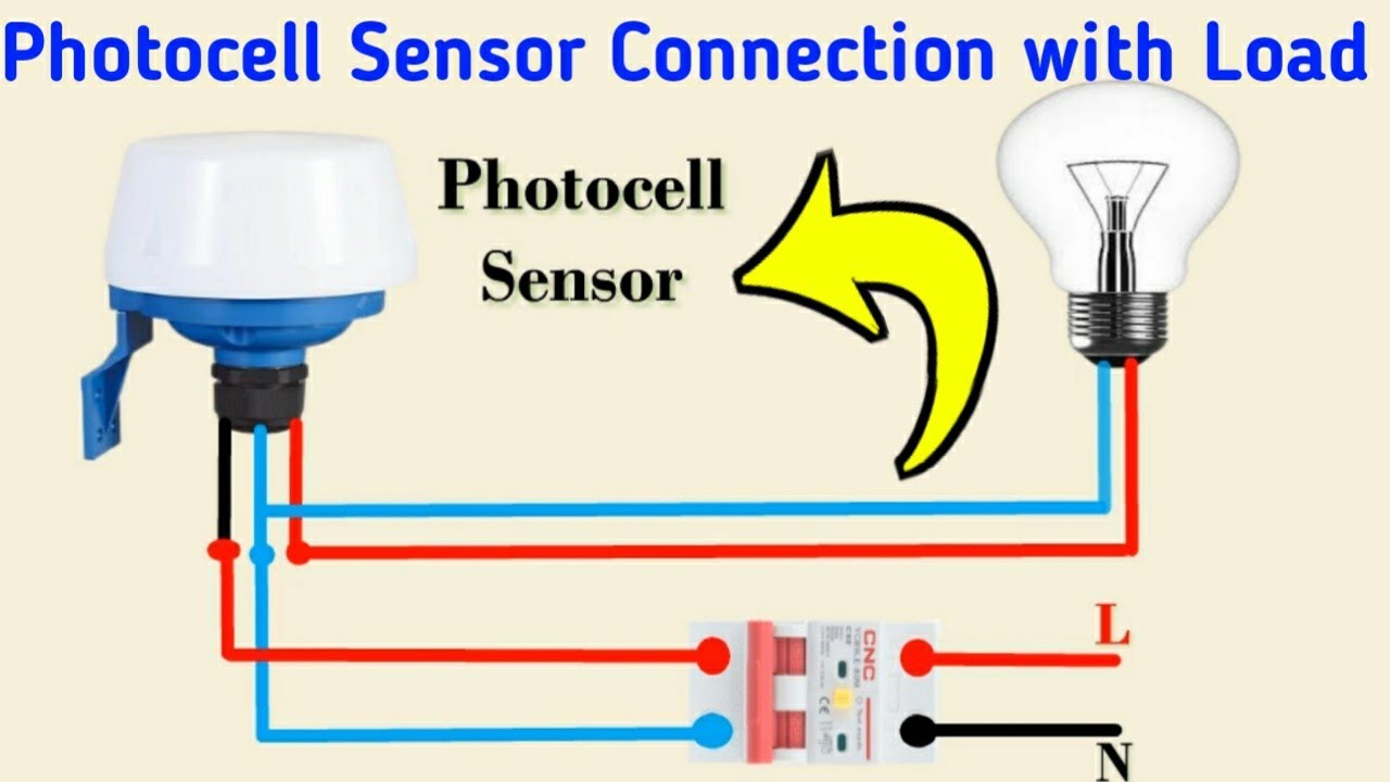 Photocell Sensor Wiring Connection With
