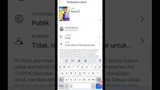 🌸CARA UPLOAD VIDEO SHORT DI YOUTUBE AGAR BANYAK YANG NONTON #shorts #short  #videoshort #viralshorts