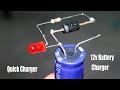 Simple 12v Battery Quick Charger Circuit