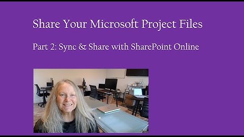 Share Microsoft Project files with SharePoint online