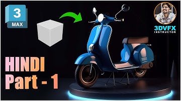 #Scooter-Modeling in 3DS Max# Part-1