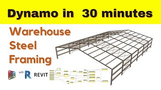 How dynamo model warehouse in 30 minutes? | Modeling warehouse with dynamo