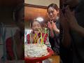 【最後何で⁉️笑】隆太に誕生日ケーキ作ったよ✨ #中西家の日常 #おすすめ #誕生日#手作りケーキ#おばぁちゃん #shorts
