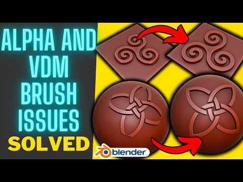Why Your Alpha and VDM Brushes Look Wrong in Blender - Problems Solved!