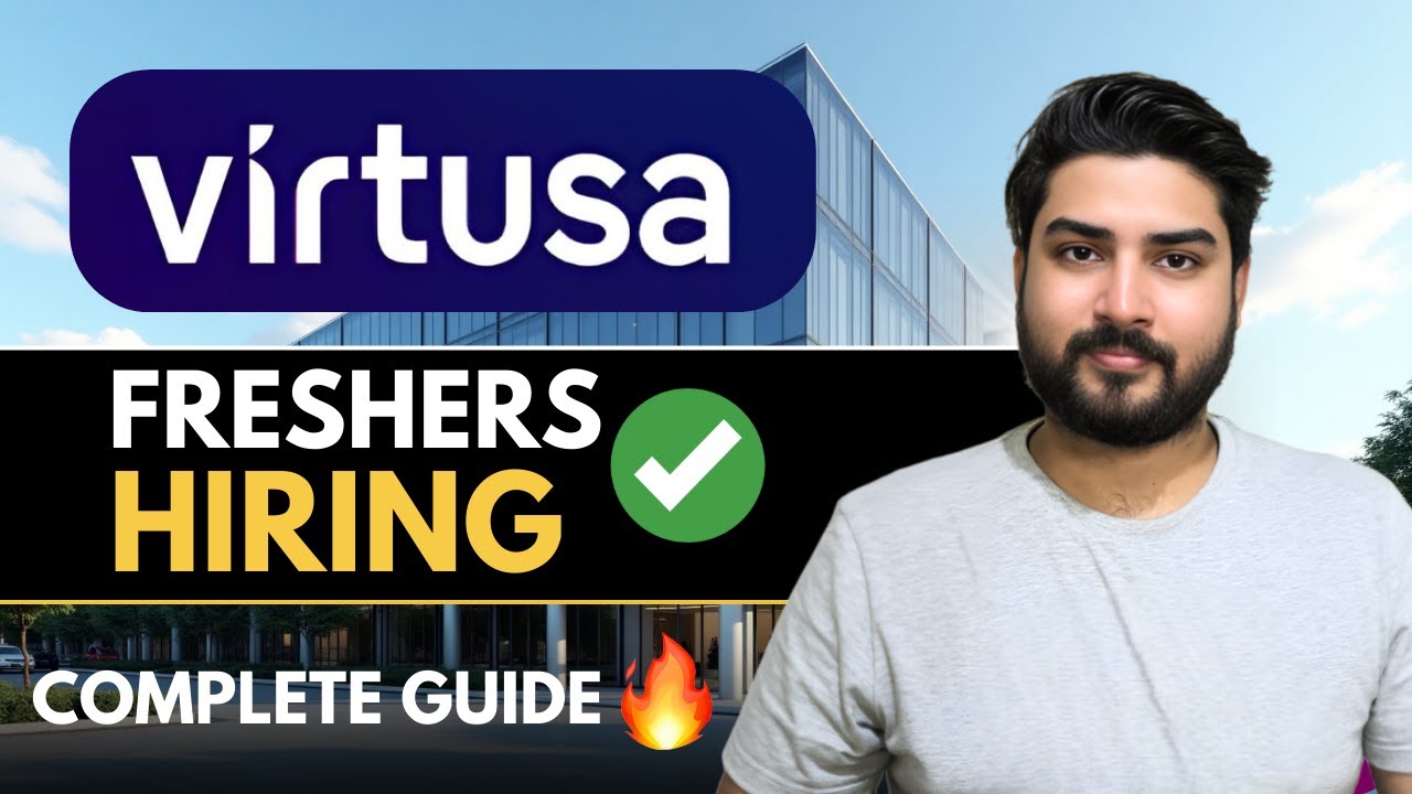 Virtusa Hiring Freshers🔥Apply Now | Direct Test
