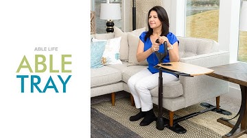 Able Life Able Tray - Multipurpose Swivel TV Tray and Standing Support Handle