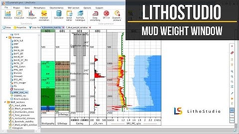 7-1 Mud Weight Window in LithoStudio