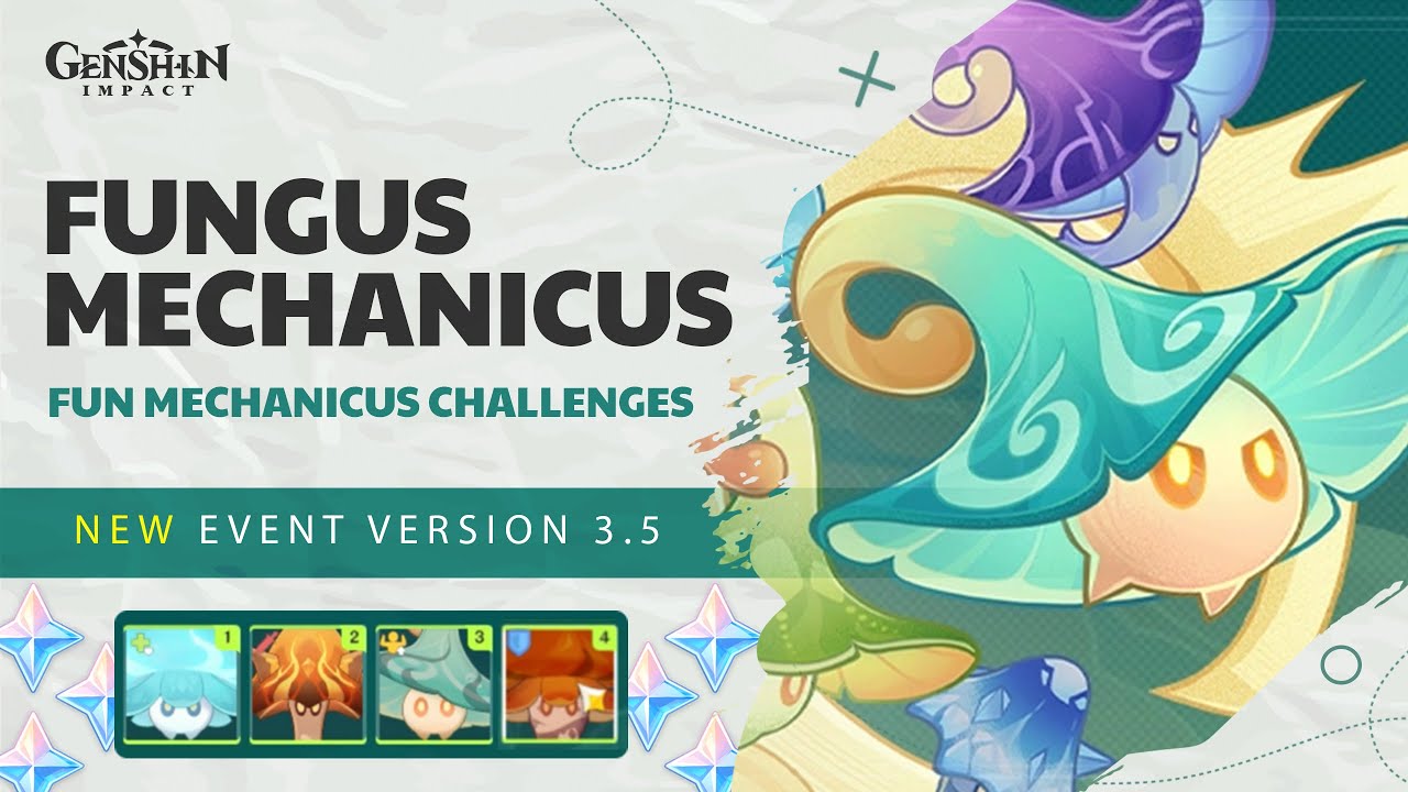New Event Fungus Mechanicus - Total 420 Primogems (Day 2)