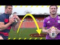 Leigh Halfpenny v Damian McKenzie in BULLSEYE Kick & Chase Ultimate Rugby Challenge