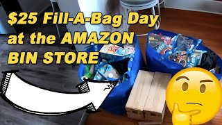 $25 FillABag Day at the Amazon Liquidation Bins Store  #Reseller