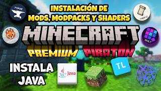 ✅ DESCARGAR MINECRAFT JAVA GRATIS 2025 - Instalación de Java, Mods, Modpacks, Shaders