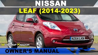 NISSAN LEAF (2014-2023) Owner's User Manual - English - PDF Download