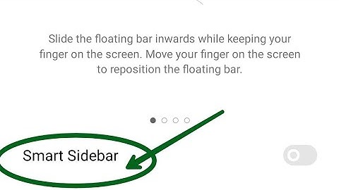 How to Enable Smart sidebar in Realme 8i phone