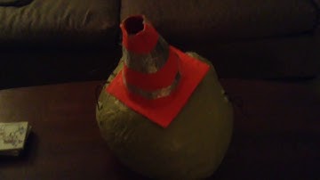 Homemade Plants Vs Zombies Paper Mache Head