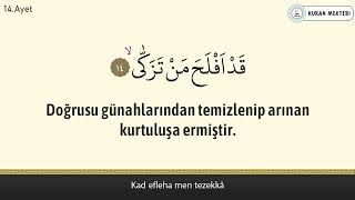 Ala suresi anlamı dinle İshak Danış