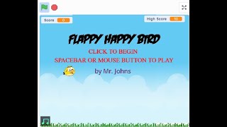 Making Happy Flappy Bird in Scratch, Episode 4
