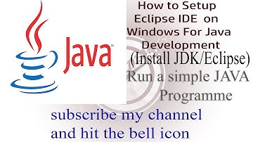 How to Setup Eclipse IDE on Windows For Java Development Sinhala Tutorial (Install JDK)