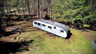 Vintage Trailer Tour and Replacing Wheels | 1953 Spartan Royal Spartanette