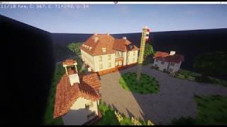 Eidsvollsbygningen konstruert i Minecraft