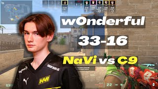 NaVi w0nderful (3316) vs C9 (mirage) | PGL CS2 Major Copenhagen 2024 #cs2 #demo