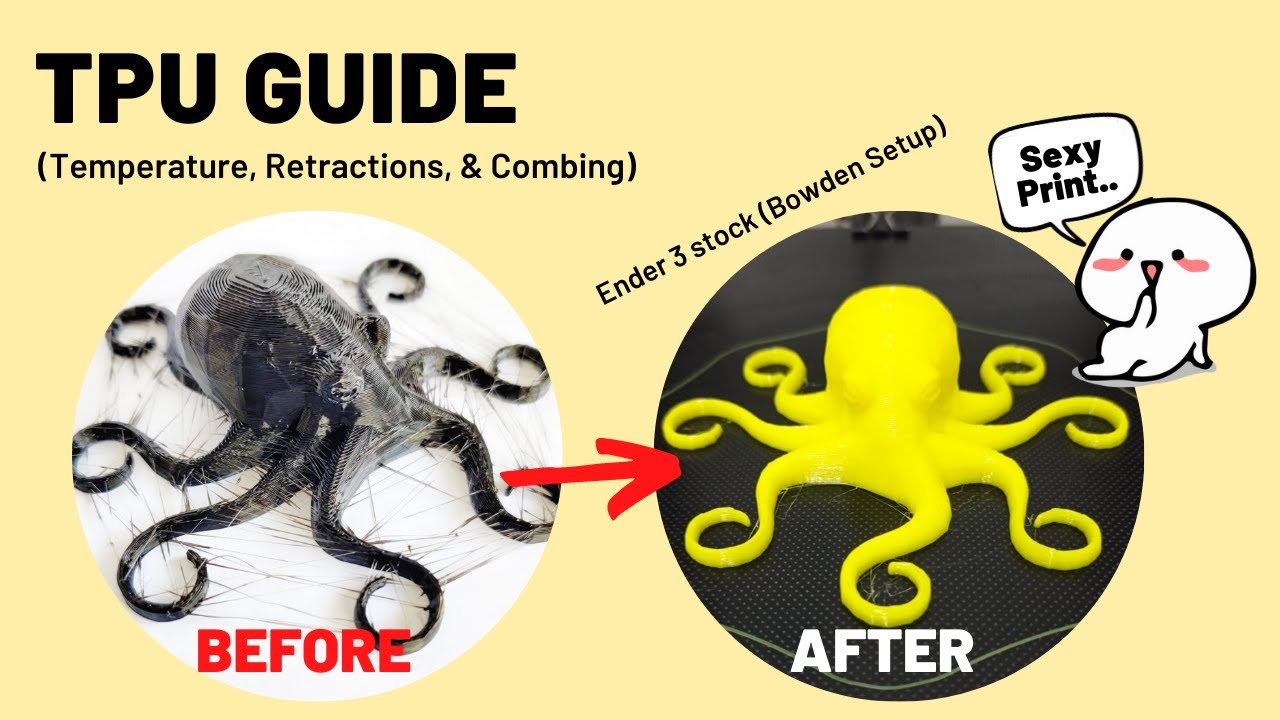 7 Steps to print TPU - Temperature, Retractions & Combing (Worked for ...