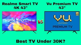 Realme Smart TV 4K (43 Inch) Vs Vu Premium (43 Inch)