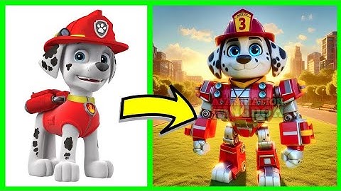 Paw Patrol as Transformers | Ai Animation Kingdom