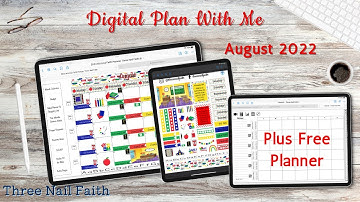 Digital Plan with me August 2022 | Back To School | GoodNotes Tips | Planning with an iPad