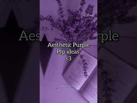 Aesthetic Purple Pfp Ideas || That You Can Use || Shorts Purple Aesthetic