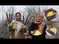 IRAN Koobide Kebab Delicacy of Mixed Minced Lamb Ribs & Beef Meat ♧ Village Cooking