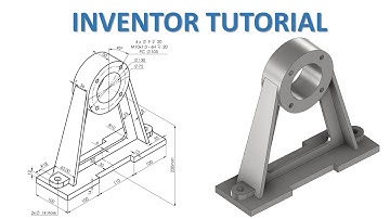 Inventor Tutorial #276 | 3D Model Design Basic Beginners