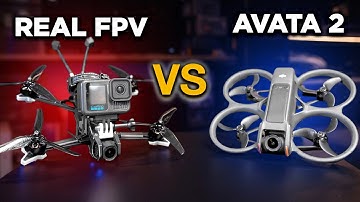 DJI Avata 2 vs a real FPV drone