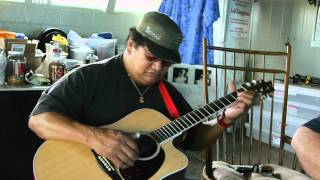 Video thumbnail of "Ledward Kaapana and Fran Guidry - Kolomona Slack Key"