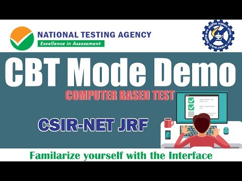 CBT Mode Demo | Familarize with Interface | Online Exam | CSIR-NET