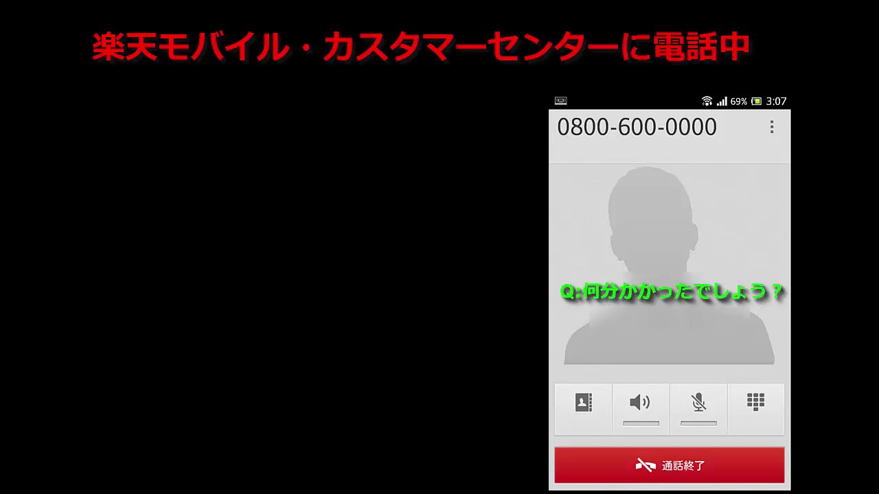楽天モバイル電話つながらない件(解約手続きにかかった時間) YouTube