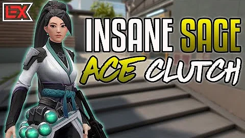 INSANE SAGE ACE CLUTCH | VALORANT Highlights #1 LexCS