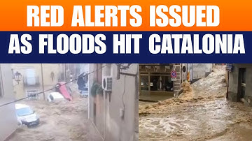 Storm Alice Floods La Ràpita: Red Alert in Catalonia, Spain | Weather Alert | News9