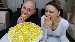 Taner ile Limon Yeme Challenge Oynadık Bakın Kim Kazandı | Limon Yeme Yarışması Prenses Lina