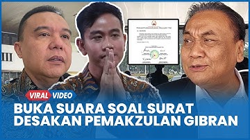 Pimpinan DPR-MPR Buka Suara Soal Surat Desakan Pemakzulan Gibran, Akankah Dikabulkan?