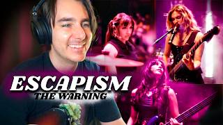 WHAT A BANGER! First Time Hearing The Warning - "Escapism" (Live)