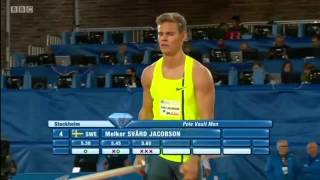 Men&#39;s Pole Vault Stockholm August 2014