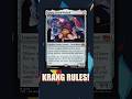 🤖Krang goes crazy with this combo! What cards are you running? Leave a comment! #mtg #decktech