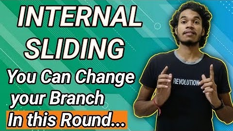🔴All about INTERNAL SLIDING  What is Internal Sliding Round? UPSEE/HBTU/IET/MMMUT Counselling