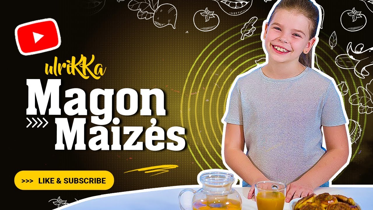 #ulriKKacep - Magoņmaizes ar smiltsērkšķu tēju