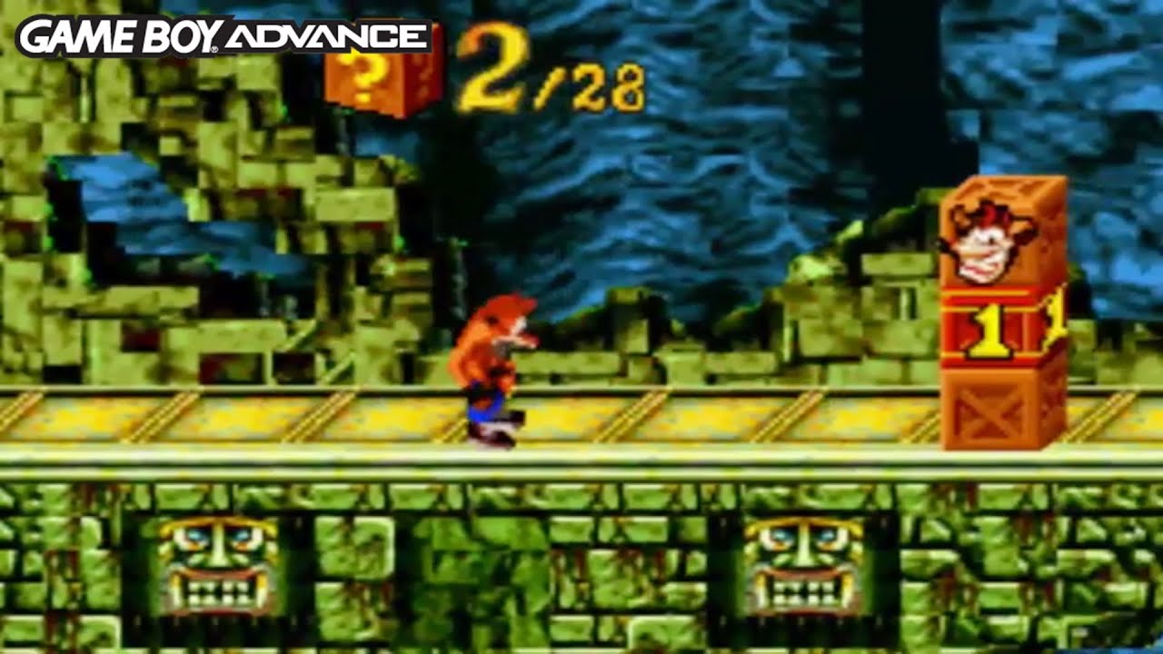 side skærm Afslag Crash Bandicoot: The Huge Adventure (Game Boy Advance Gameplay) - YouTube