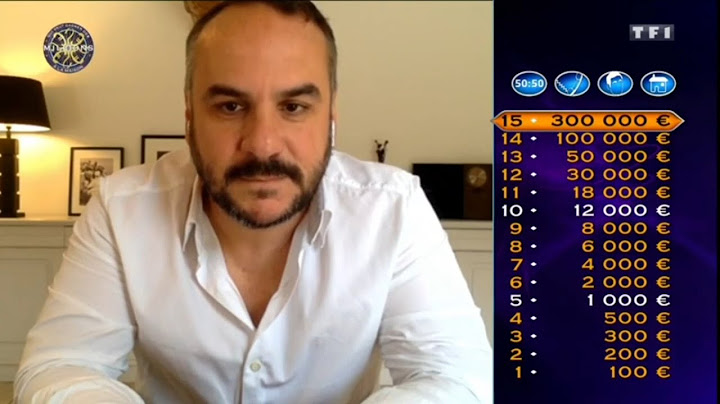 Qui veut gagner des millions ? François-Xavier Demaison 16/05/2020