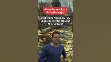 When The Barbarian With An 18 Intelligence Rages | D&D Memes #shorts