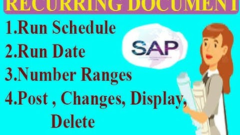 Recurring Document In SAP(FI/CO) In Hindi